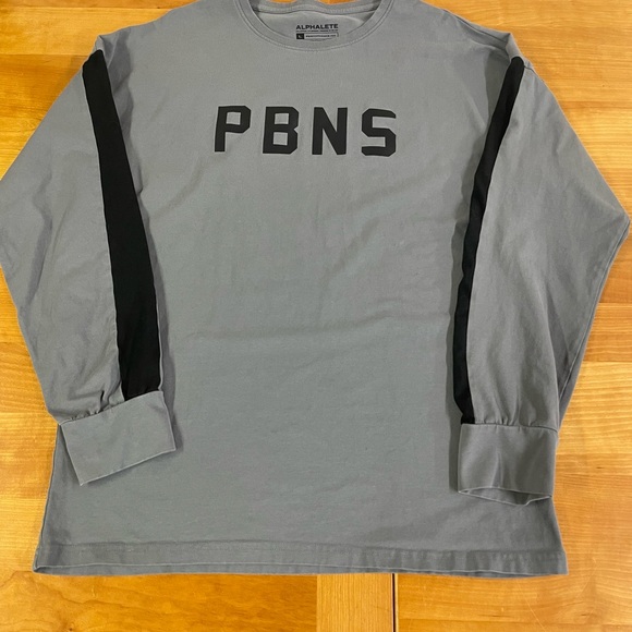 Alphalete men’s PBNS performance fit gray long sleeved t-shirt large - Picture 2 of 10